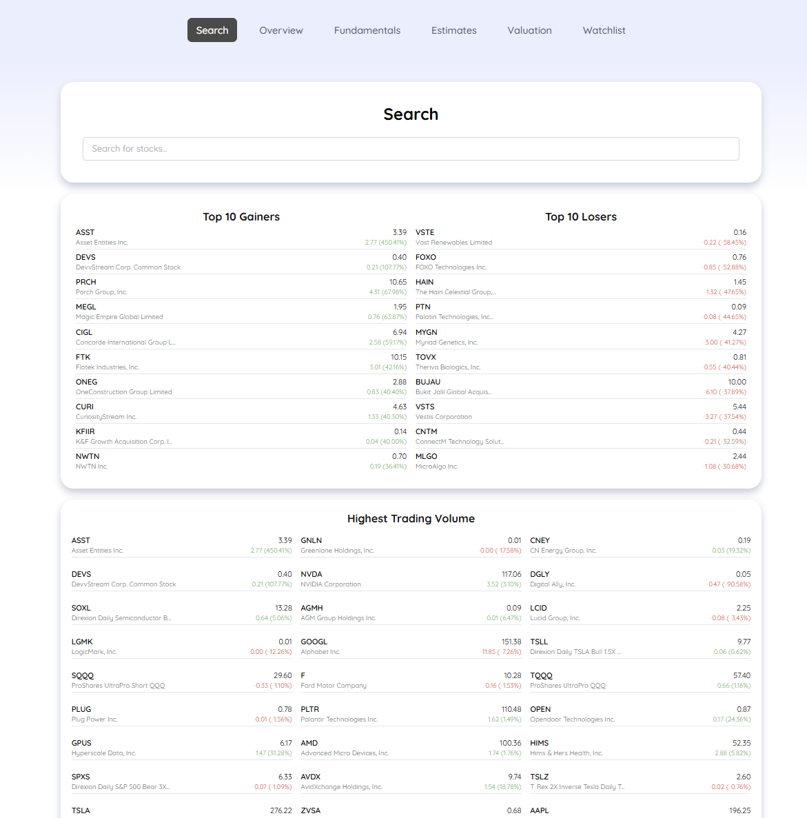 Search